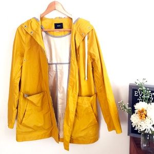 Bright Yellow BDG Fisherman's Rain Coat/Jacket